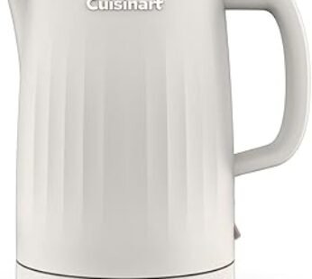 Cuisinart Soho 1-Liter Double Wall Electric Hot Water Kettle, Tea Kettle with Stainless Steel Interior, One Touch Operatio…