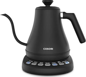 COSORI Electric Gooseneck Kettle with 5 Temperature Control Presets, Pour Over Kettle for Coffee & Tea, Hot Water Boiler, …
