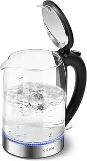 Cosori Electric Kettle, No Plastic Contact With Water, Wide Mouth For Easy Cleaning, Auto Shut Off, 1.7L Tea Kettle & Hot ...